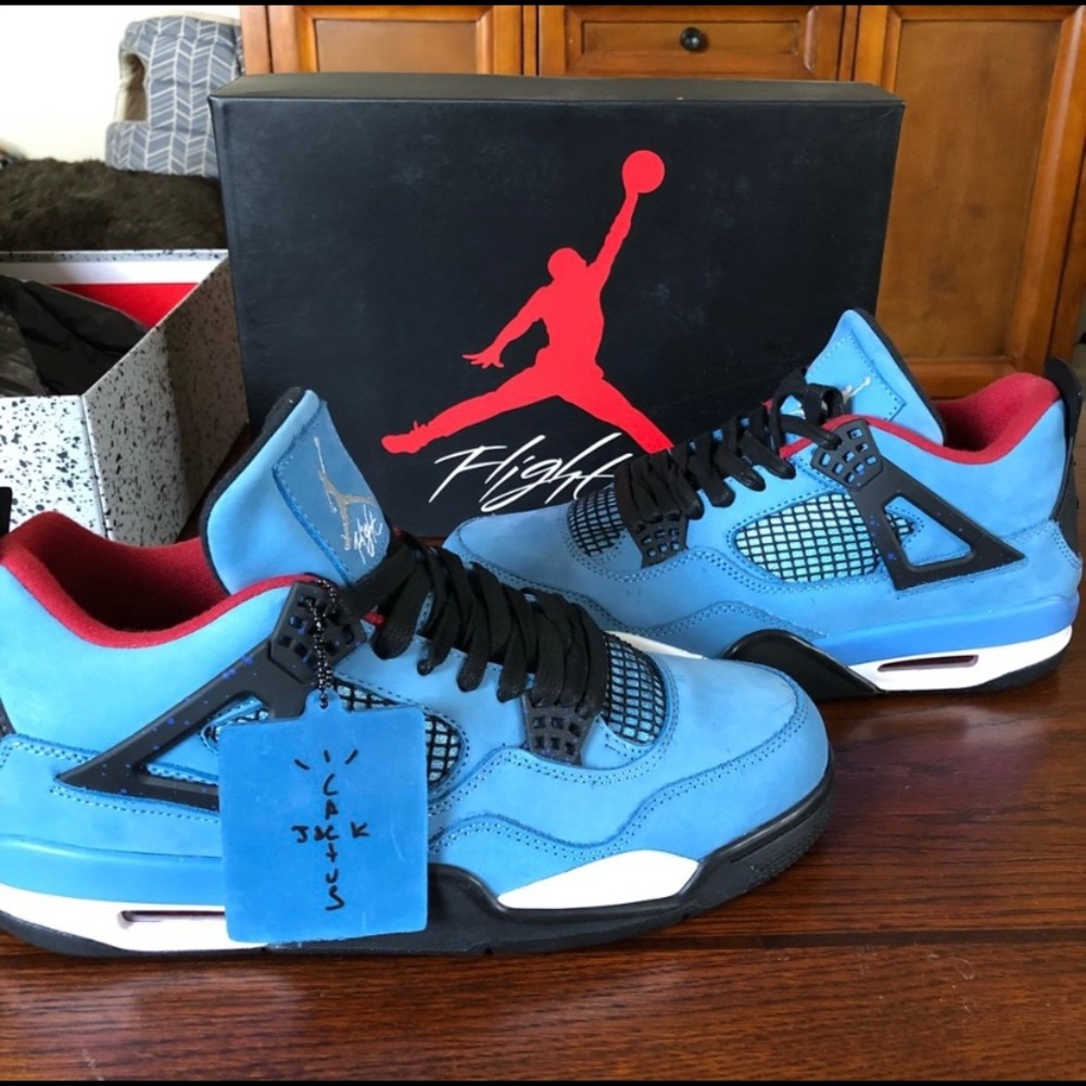 Jordan Retro 4 Travis Scott Cactus Jack